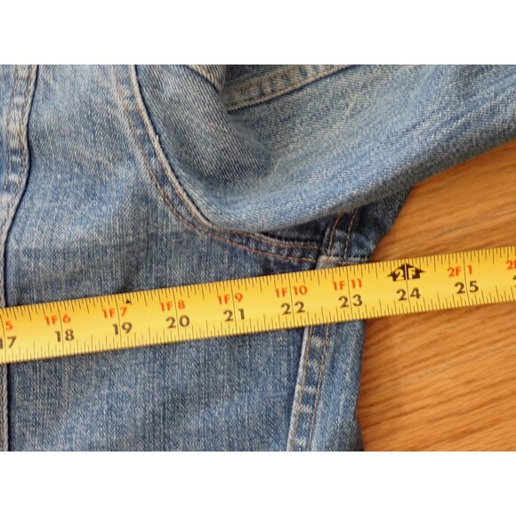 VTG Levi Strauss Jean Jacket sz 44 Trucker 70505-0213 Blue Houston Police Dept - Picture 8 of 16